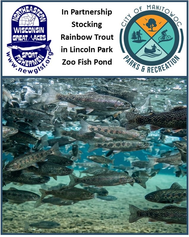 trout pond at Lincoln Park Zoo